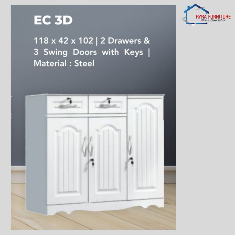 SIDEBOARD BESI/RAK SERBAGUNA BESI/METAL - CREDENSA