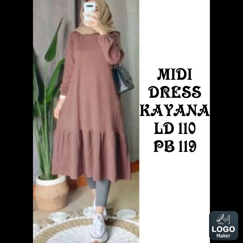 MIDI DRESS KAYANA TERBARU TERLARIS