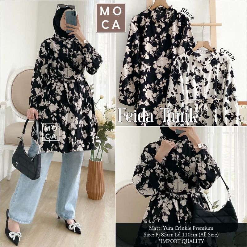 FEIDA TUNIK / YURA CRINKLE PREMIUM // MOCA