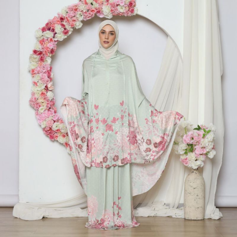 MUKENA DEVANA X SF ORCHID SERIES MUKENA TRAVELLING