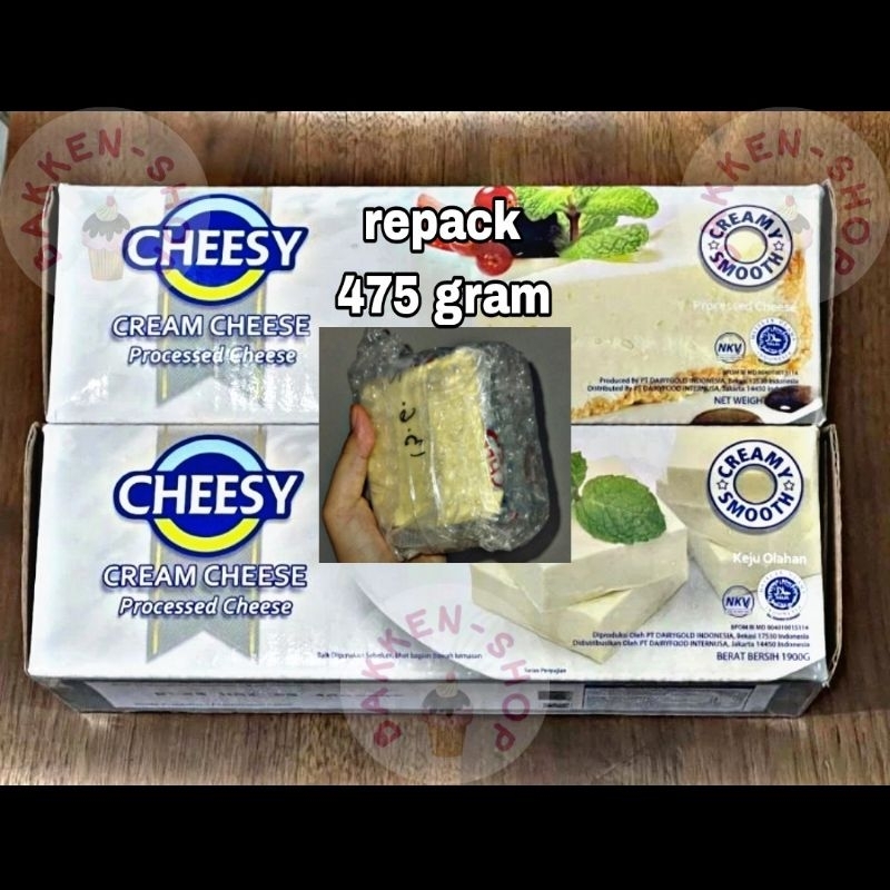 

Cream Cheese/Krim Keju Cheesy 475gr