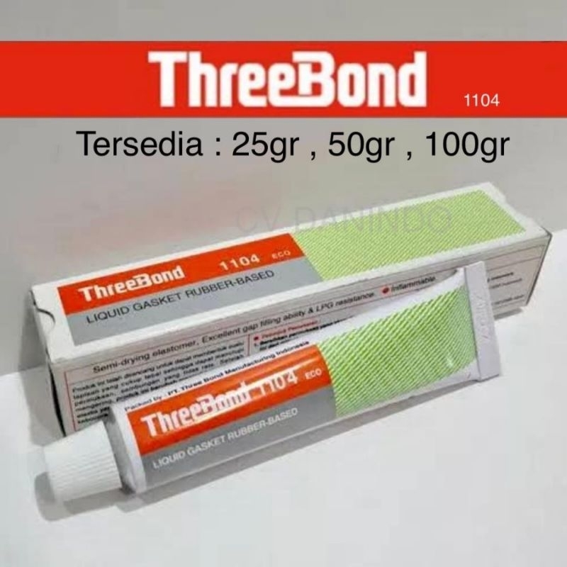 

Lem cair ThreeBond 1104 Gasket Packing 25 gr, 50 gr, 100 gr