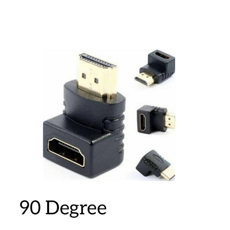 ADAPTER HDMI L MALE TO FEMALE UNTUK SUDUT SUDUT SEMPIT