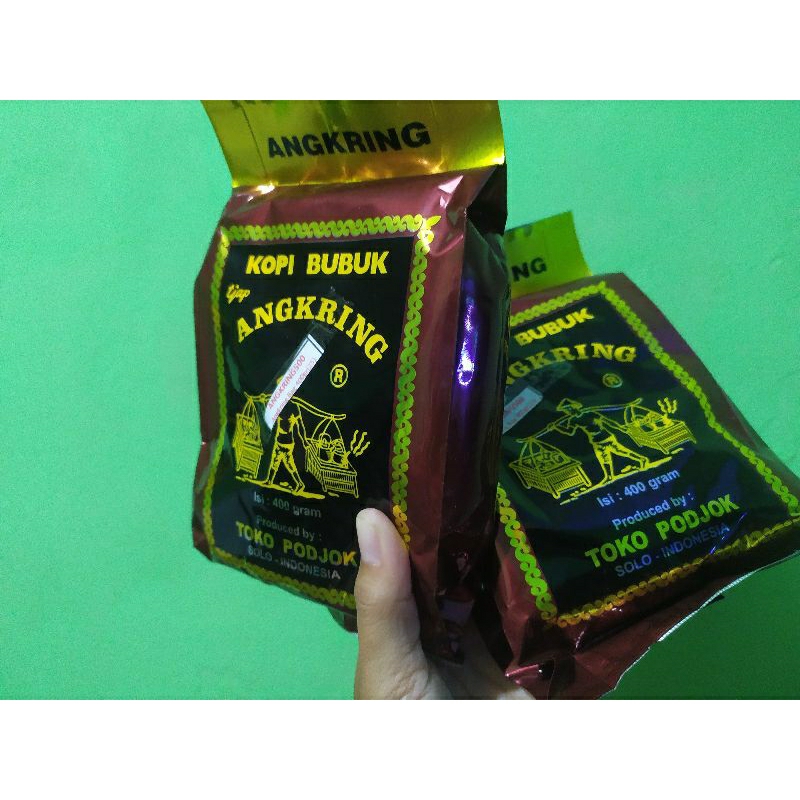 

kopi bubuk cap angkring toko podjok 400gr oleh-oleh khas solo