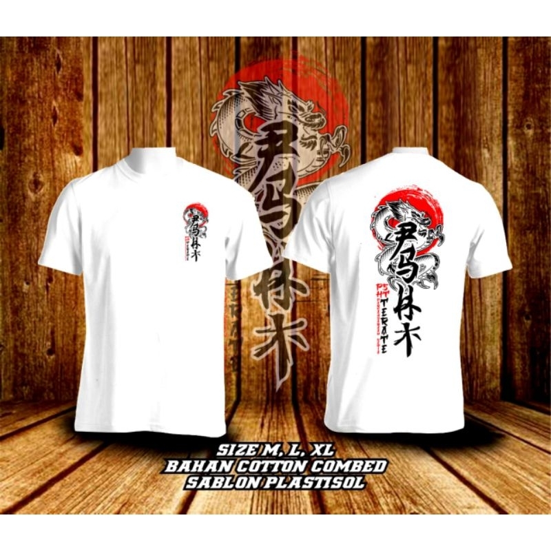 kaos PSHT Jepang terbaru,kaos PSHT motif NAGA JEPANG TERBARU