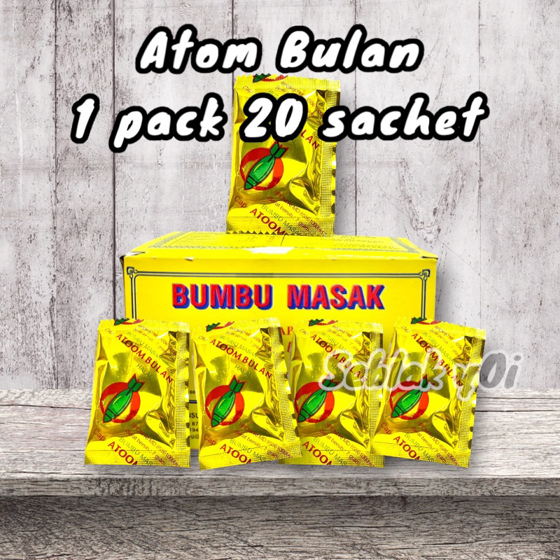 Bumbu ATOM BULAN perpack isi 20 sachet