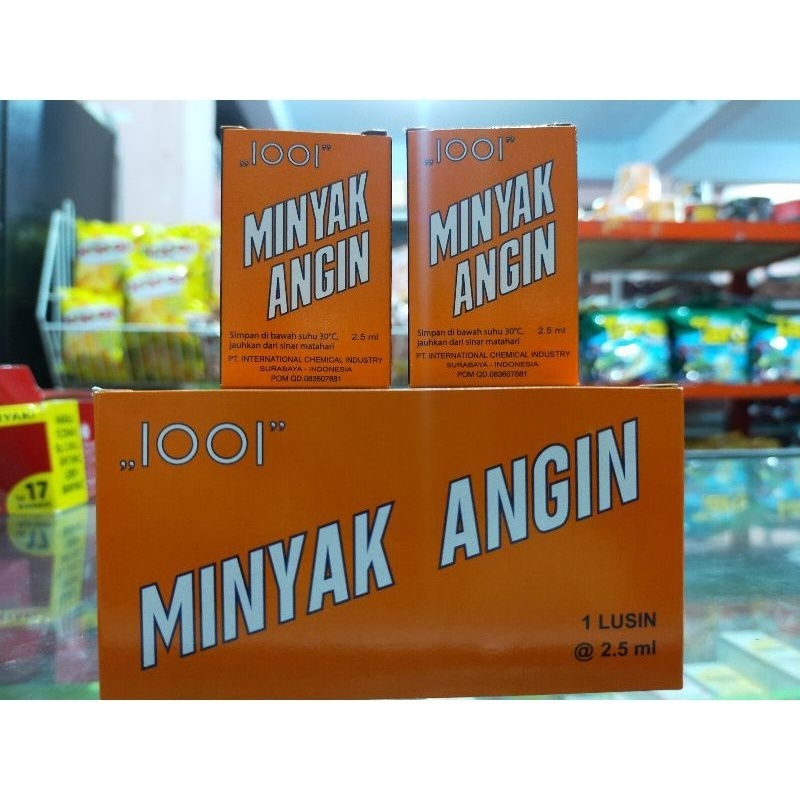 minyak angin 1001 box isi 12pcs