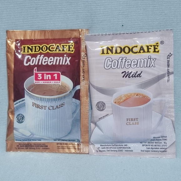 

Indocafe Coffeemix 3 in 1 / Indocafe Coffeemix Mild (1 Renteng isi 10 Pcs)