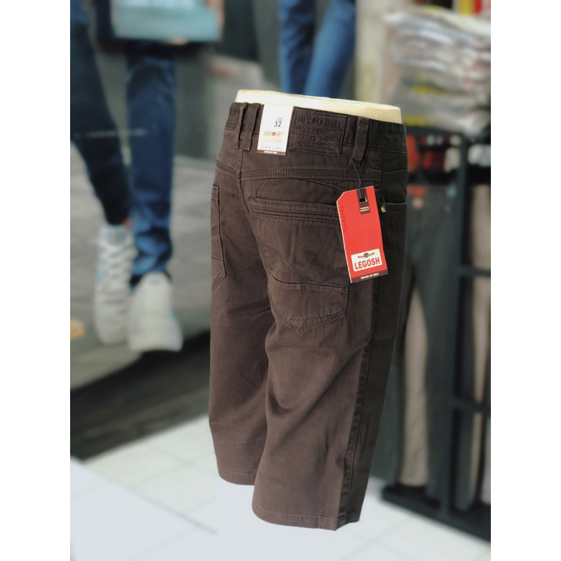 ABDUS07 Celana Pendek Kanvas Legosh Casual Original