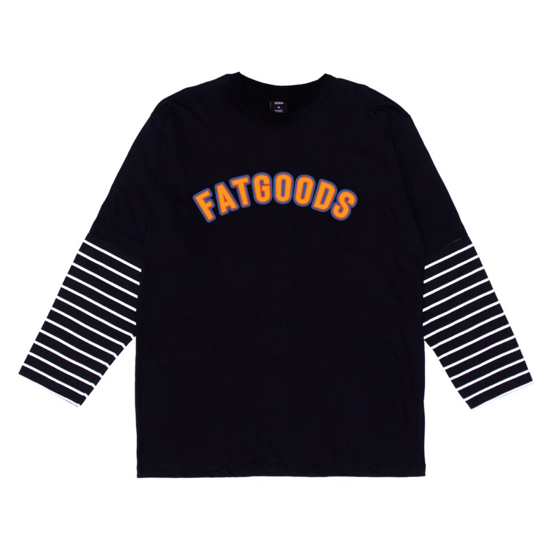 Fatgoods Kaos Lengan Panjang Pria Double Layer Trysty