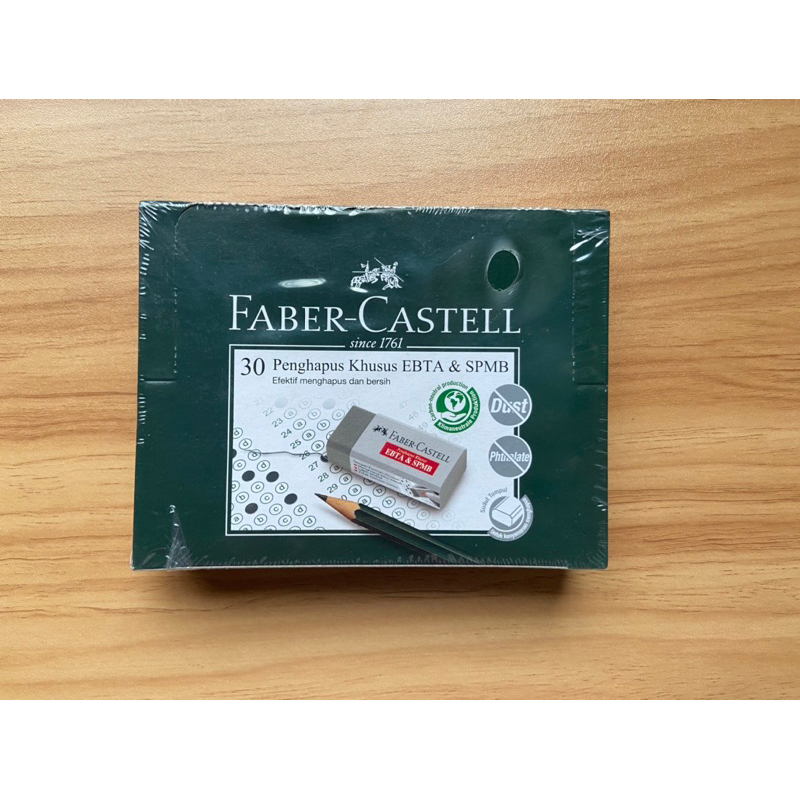 Penghapus Pensil FABER CASTELL Besar Isi 1 Box 40 Pcs