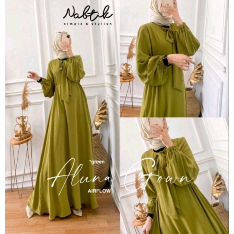 GAMIS CRINKLE TERBARU 2023 || GAMIS ALUNA CRINKLE AIRFLOW ||GAMIS LEBARAN
