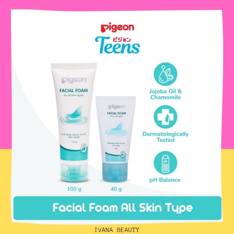 PIGEON TEENS Facial Foam All Skin Type | Pembersih Wajah
