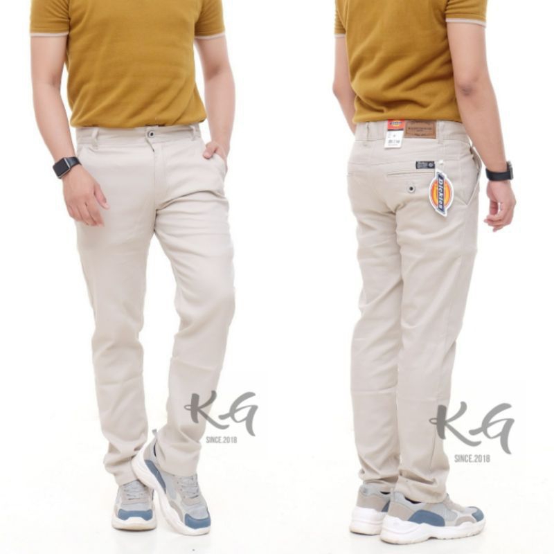 Celana Chino Pants Original Model Slimfit pria katun street