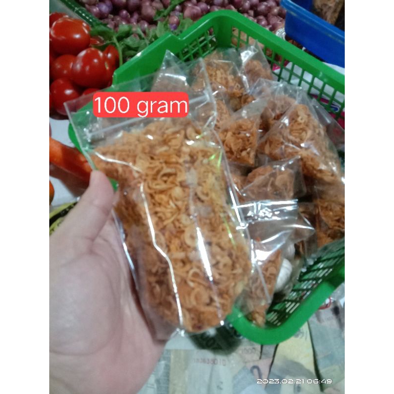 

BAWANG GORENG ORIGINAL ASLI PULAU BANGKA ( ± 100 gram )