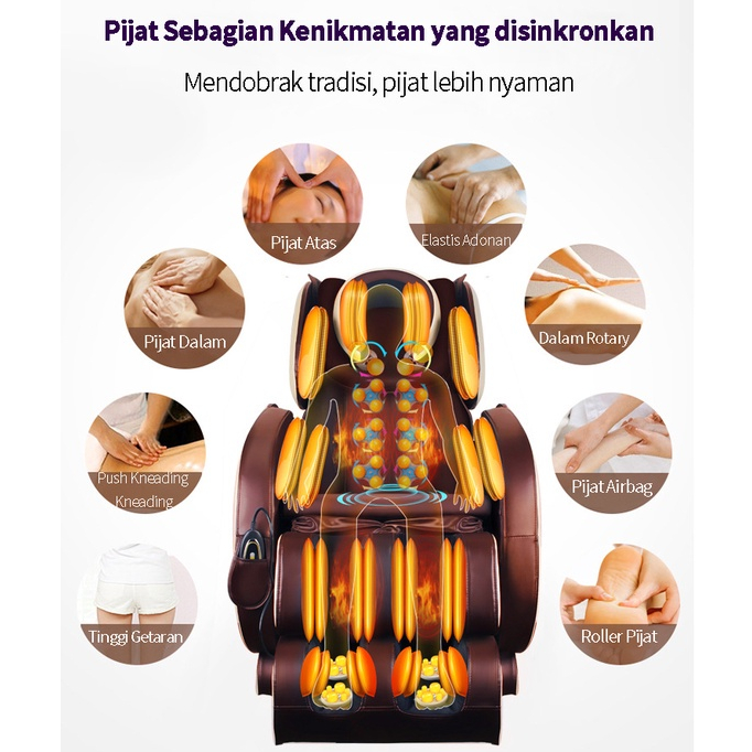 PROMO Benbo Kursi Pijat Rumah/Sofa pijat otomatis/Kursi Pijat Premium/Kursi pijit/FREE Jaket debu!