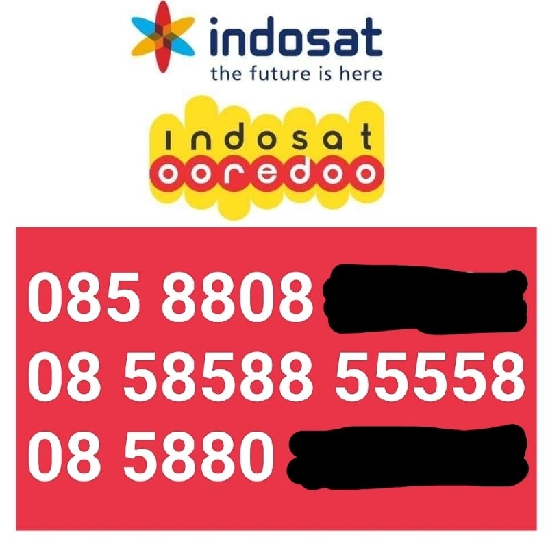 nomor cantik indosat varian 3 angka 085    4G Lte angka besar bkn 10 digit 11 digit panca hexa