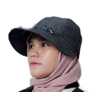 Topi Pantai  Topi Wanita  Topi Hijab  Topi Wanita Fashion  Ripped Denim