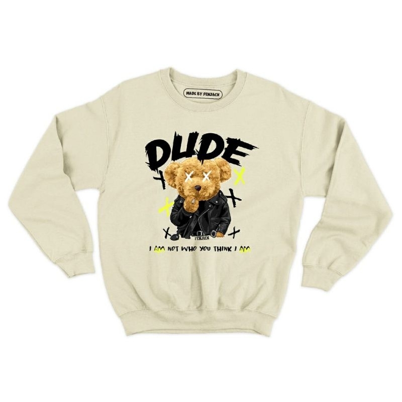 Sweater crewneck Dude (pria &amp; wanita)