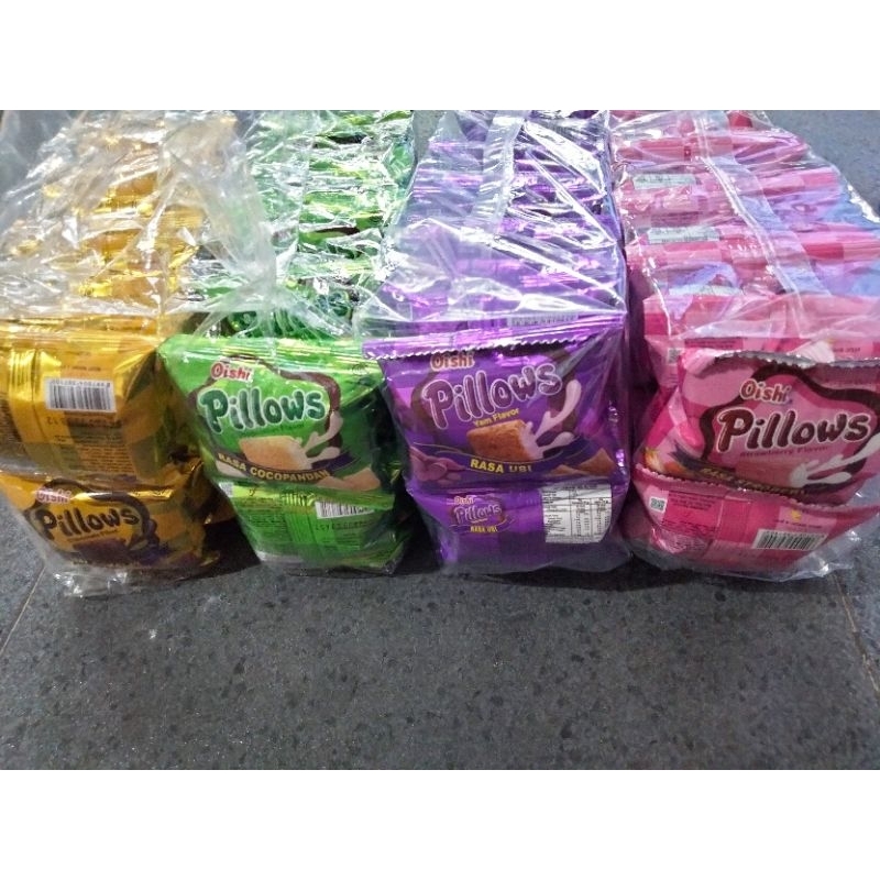 

( 1 PACK ) Oishi Pillow 2 Renceng 20 Pcs