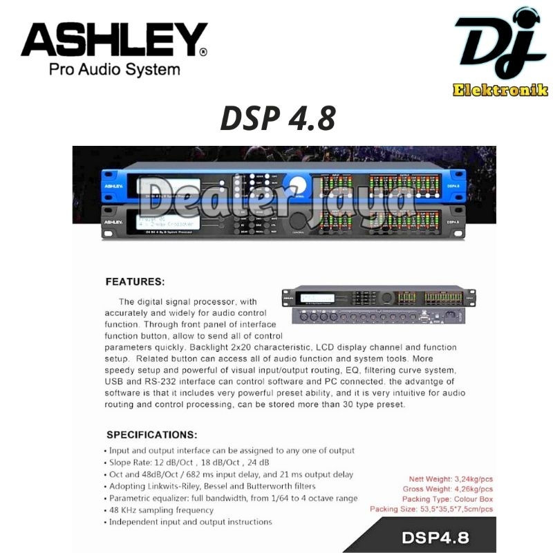 Management / DLMS Ashley DSP 4.8 / DSP4.8 - 4 in 8 out