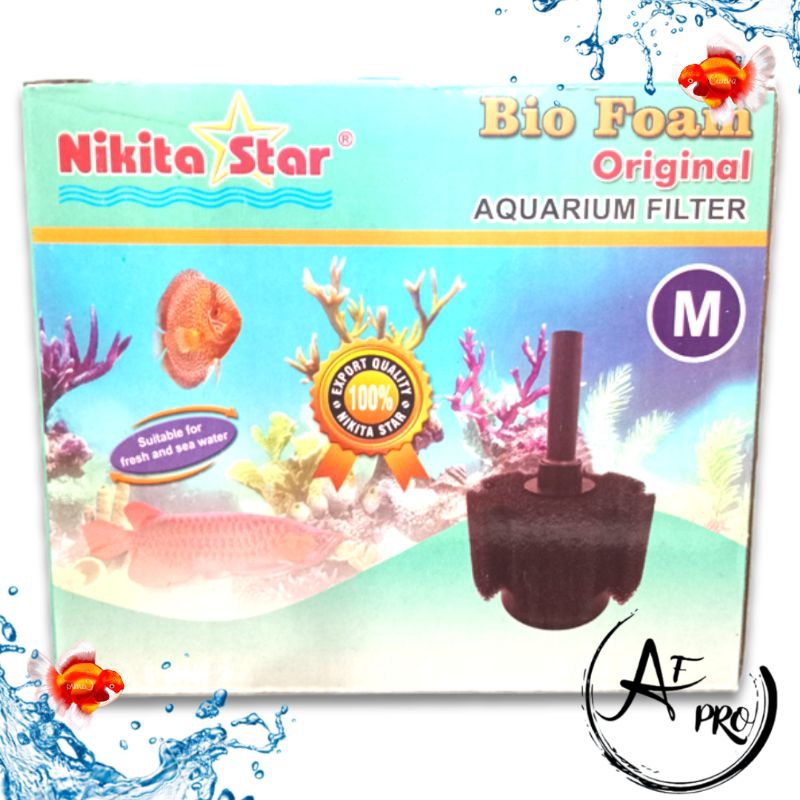 Media Filter mini filter Aquarium BIO FOAM / BIO SPONGE NIKITA STAR SIZE M