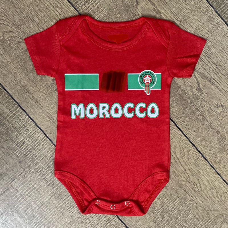 Jumper Bola Bayi Timnas Maroko Morocco / Baby Jumper Piala Dunia Maroko Morocco XV Kids Jakarta
