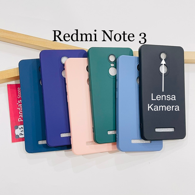 Case Redmi Note 3 Lenspro Makaron Full Color Softcase Pro Lensa