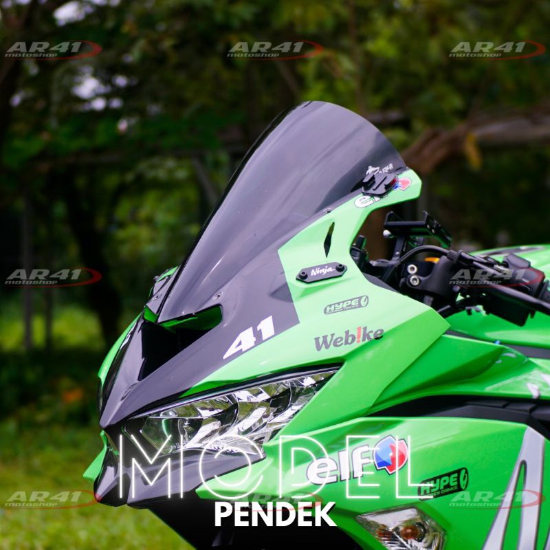 Windshield zx25r visor zx25r Kawasaki zx25r winshield zx25r zero MODEL PENDEK AR41