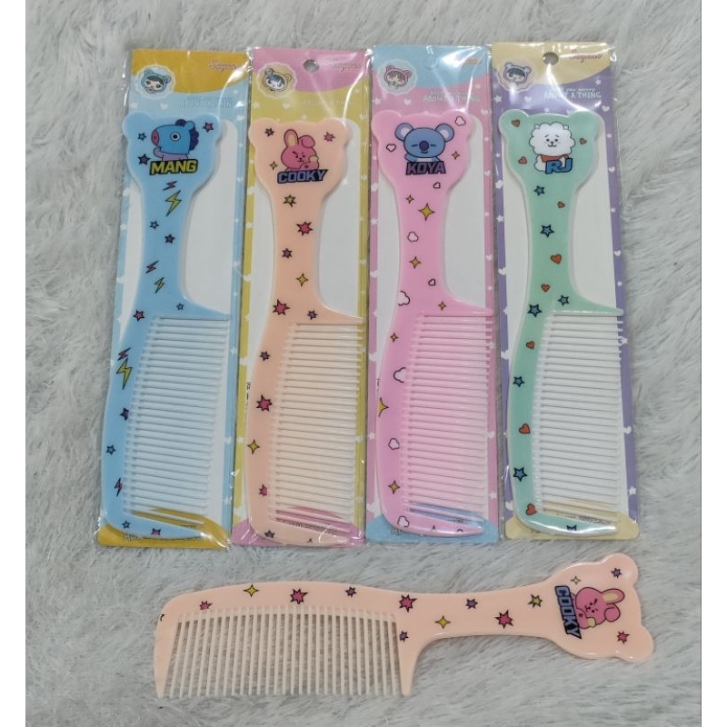 sisir karakter Boneka gagang / Bts / Doraemon/ hello Kitty
