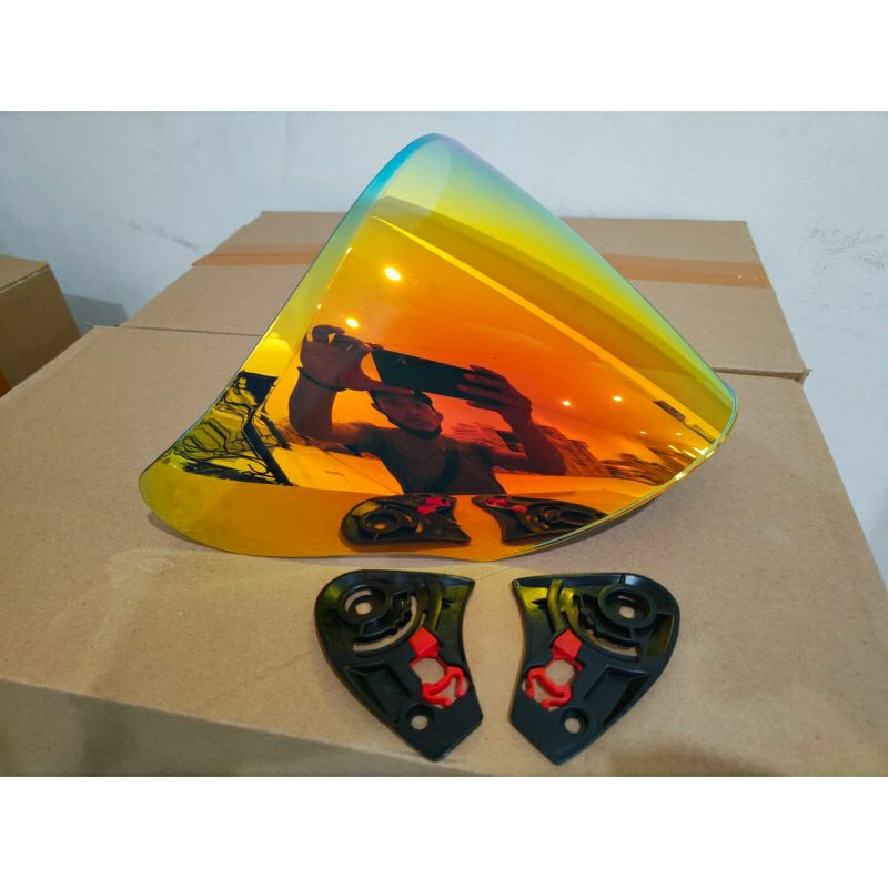 visor iridium KYT DJ maru, KYT slide, ink Centro