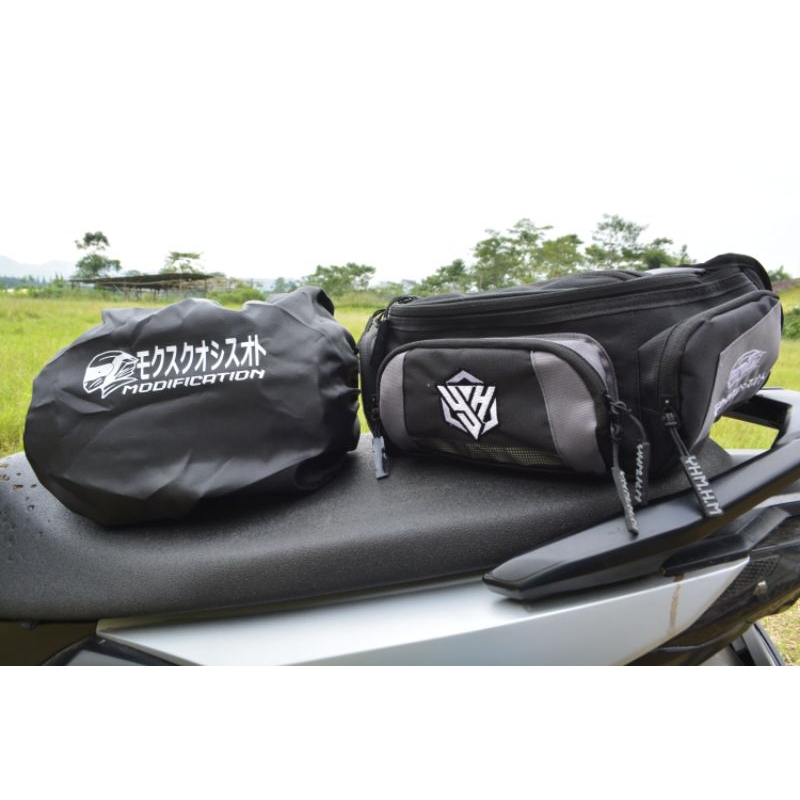 YHMBags Hitam Abu Waistbag YHM Helmet