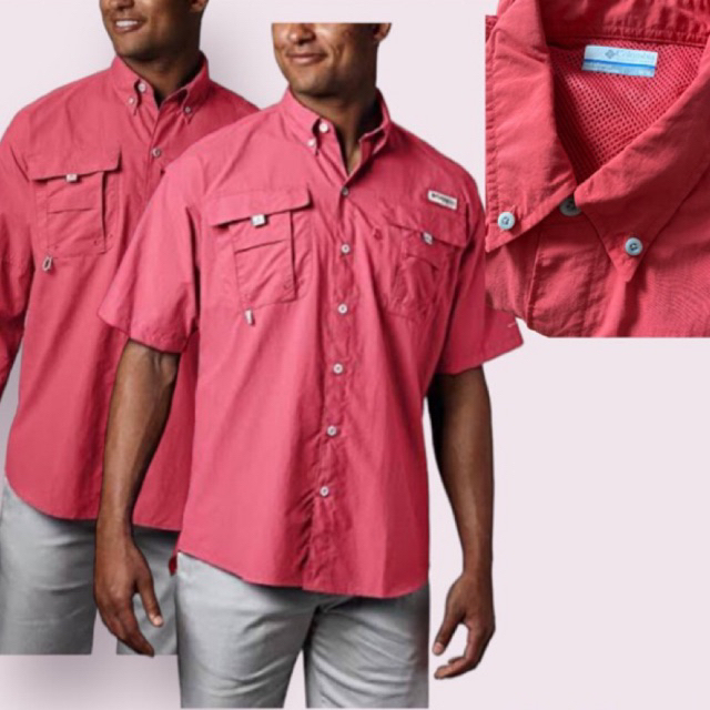 kemeja pria columbia bigsize lengan panjang&pendek