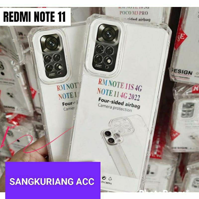 Slicon Softcase Bening Transparan Xiaomi Redmi NOTE 11/NOTE 11 S 4G Casing Slicon Bening Transparan terbaru