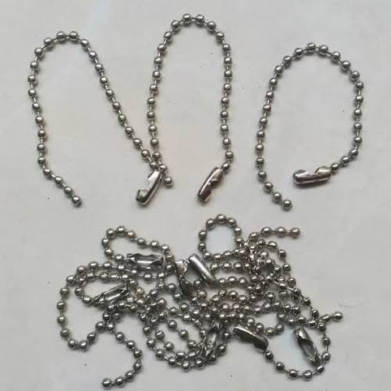 

RANTAI BIJI LADA (50pcs) / TALI HAMPERS / TALI NIKEL / TALI TAG HAMPERS