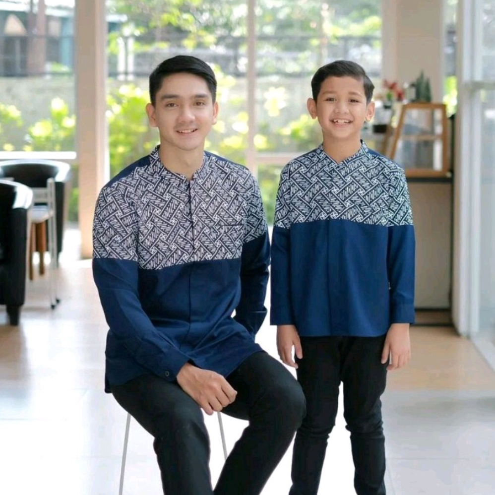 Baju koko couple anak trz sublim kurta pakistan kemko