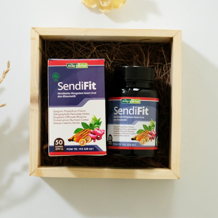 SendiFit Obat Osteoarthitis Osteoporosis Pengapuran Tulang Sendi Encok Aman Untuk Dewasa dan Lansia Herbal BPOM Original