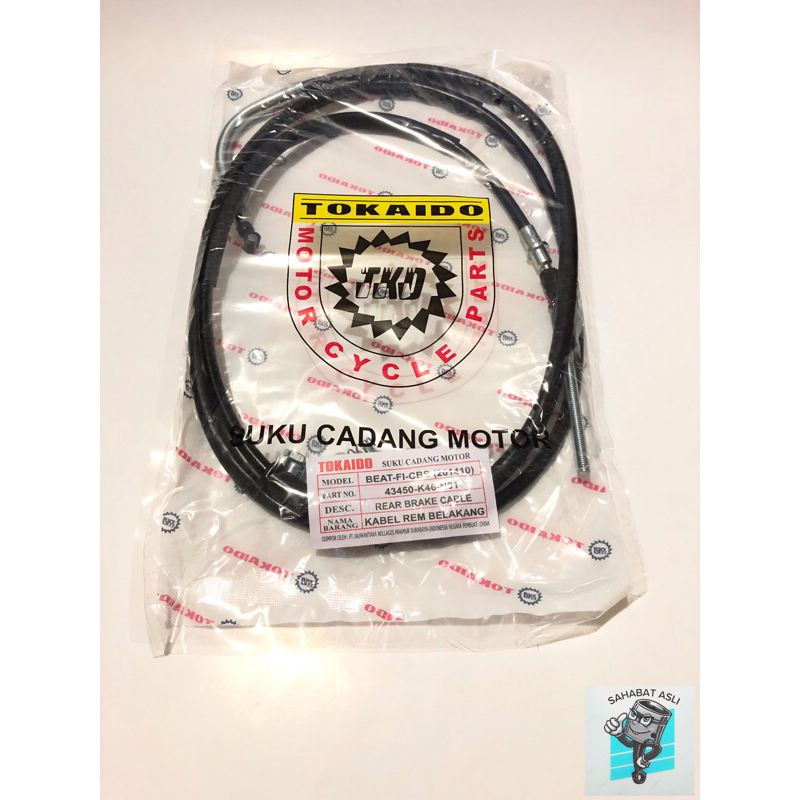 KABEL TALI REM BELAKANG BEAT FI CBS 2014-2016 BEAT POP FI VARIO 110 FI CBS TKD