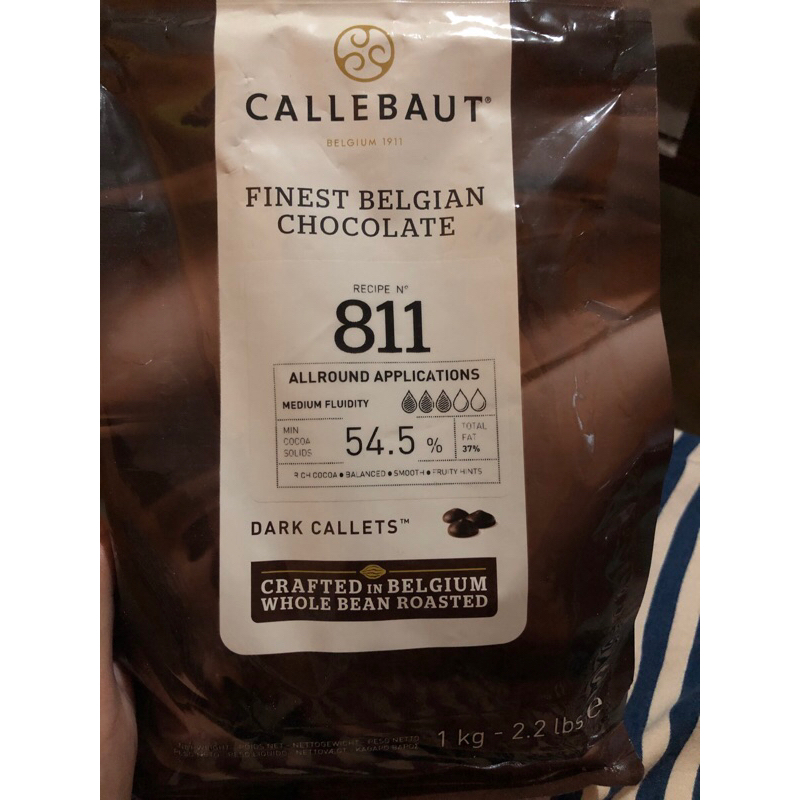

Callebaut dark chocolate courverture 811 54,5% / 1KG / HALAL
