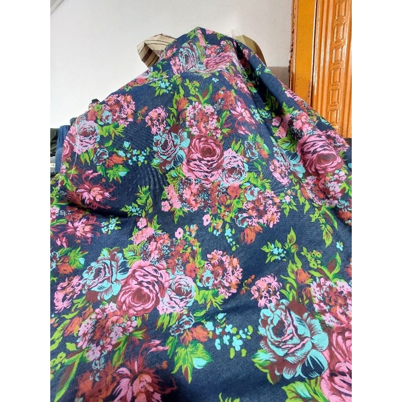 Denim Motif Garment / Denim Garment