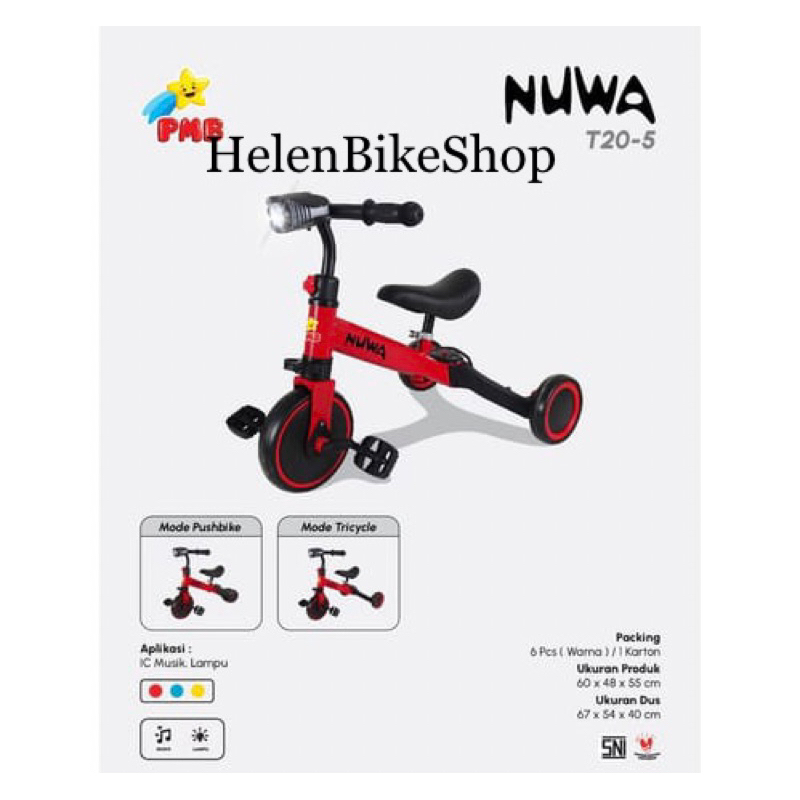 Push bike gowes Nuwa T-20 5