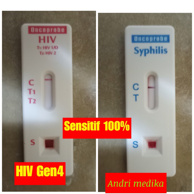 Tes HIV Dan Syphilis Combo Merk SD dan Oncoprobe