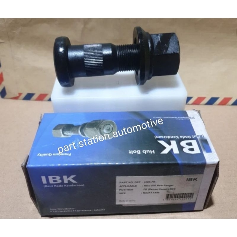 BAUT RODA DEPAN HINO 500 RANGER IBK HI03-FR