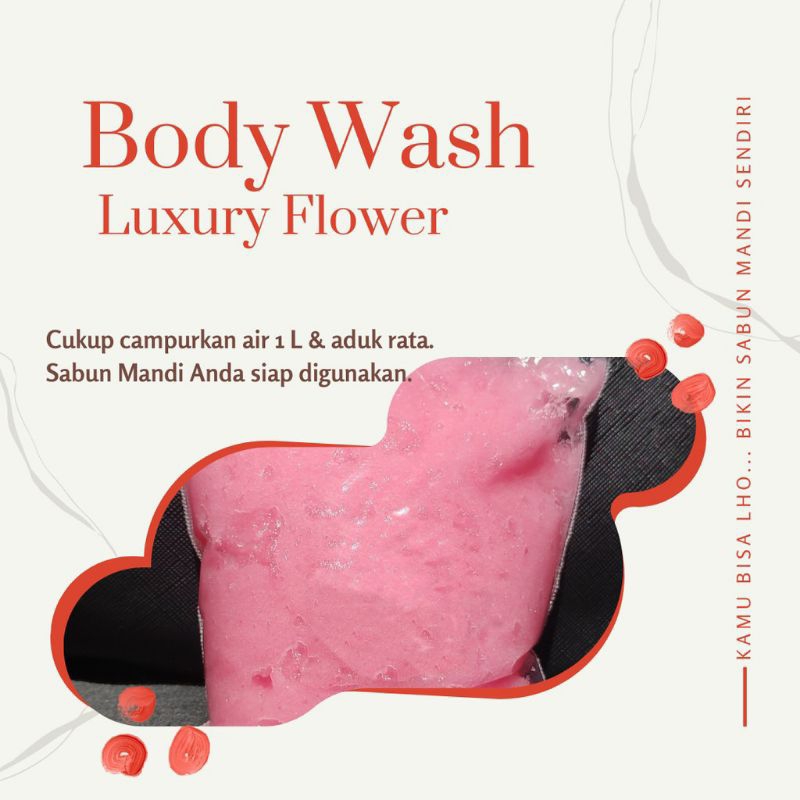 BIANG SABUN MANDI CAIR 1L - DIY SABUN MANDI CAIR