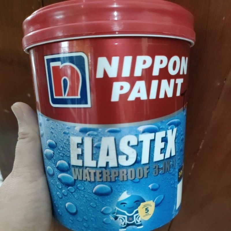 1 Kaleng Cat Elastex Nipon 1KG waterproof 3 in 1 cat lapisan anti bocor anti rembes tambal bocor cat