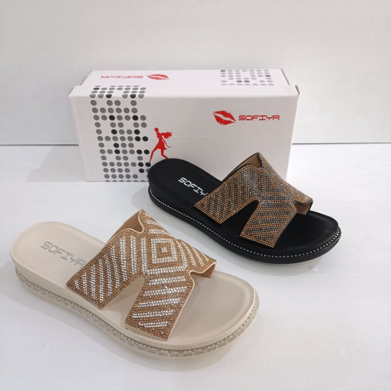 Sandal Flat Sofiya Haq rendah sedang 3,5cm tipe 2213-3 | Sandal Fashion Sofiya 2213-4 | Sandal Import Sofiya | Sandal Impor Sofiya