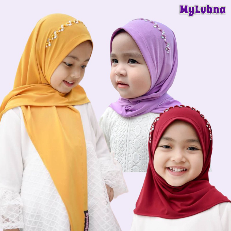 PASMINA INSTAN AYESHA, pastan anak, pastan bayi, pasmina anak bahan jersey