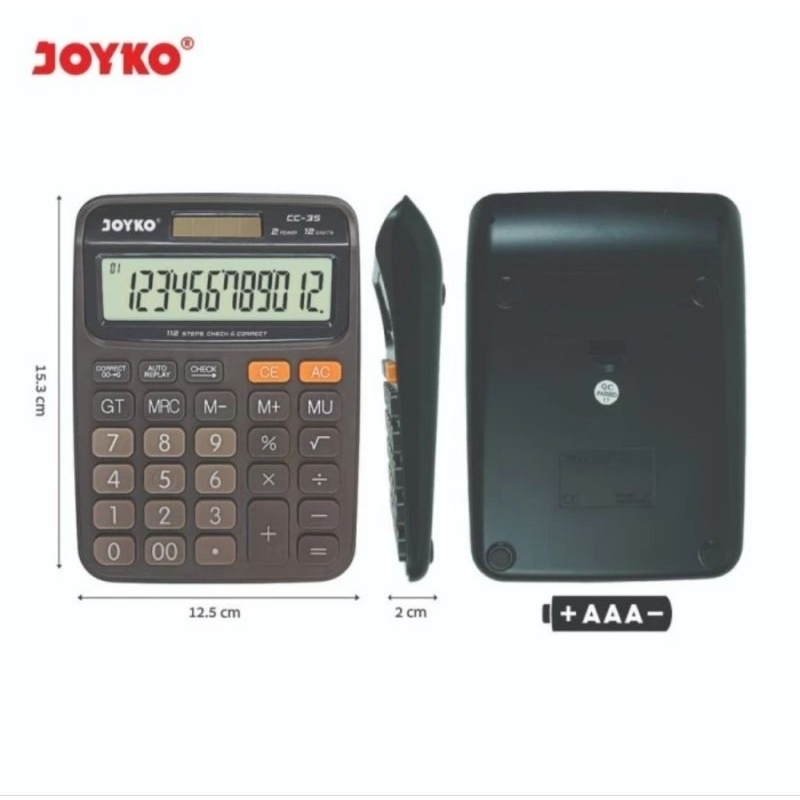 KALKULATOR CHECK &amp; CORRECT JOYKO CC-35 - Calculator Desktop CC35