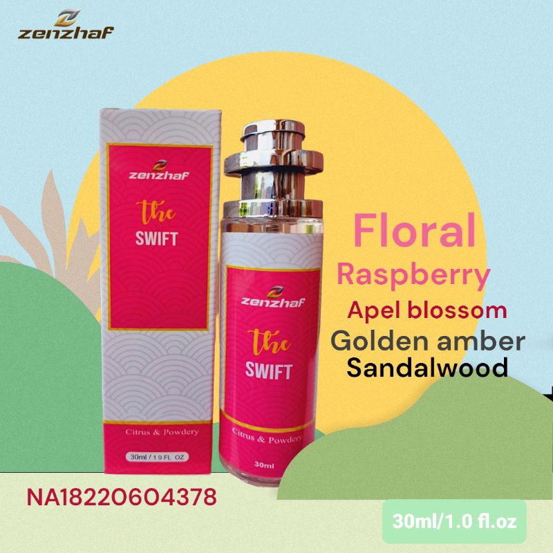 Parfum Pria Wanita Bpom Zenzhaf the Swift 30ml