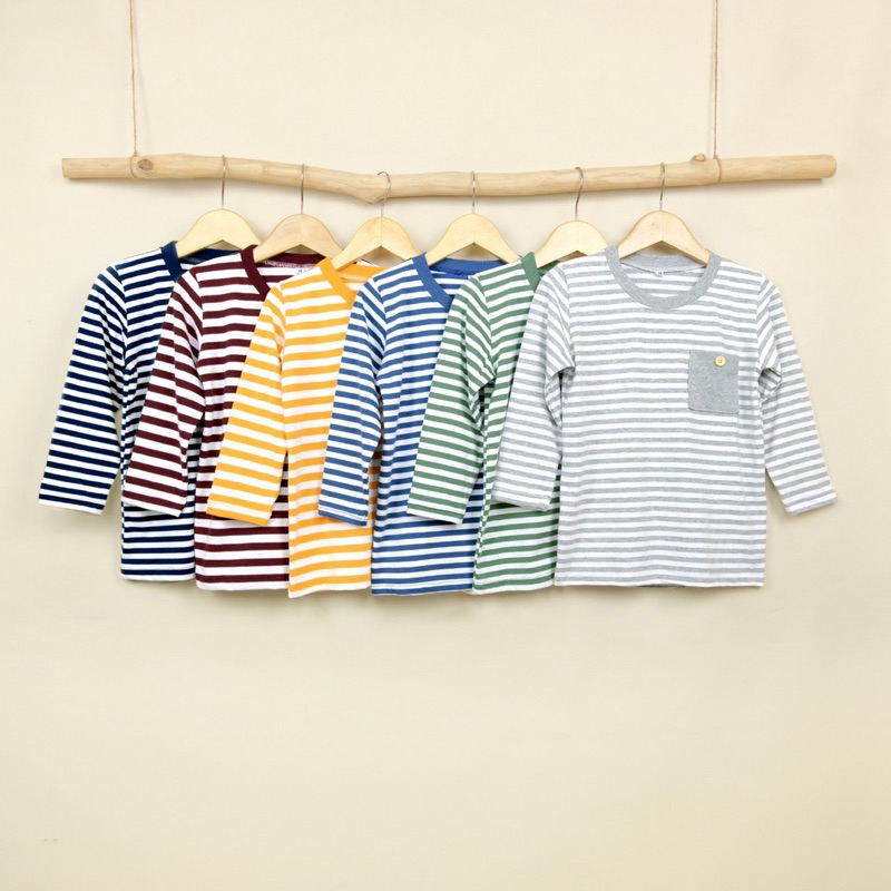 Stripes Shirt Kaos Lengan Panjang Anak